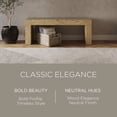 thumbnail image 2 of Maven Lane Zeno Contemporary Wooden Bench in Weathered Natural Finish, 2 of 6