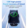 thumbnail image 6 of Wireless Car Charger with Phone Holder Mount, Auto-Clamping Car Mount 15W/10W/7.5W Fast Charging Air Vent Car Phone Mount for iPhone, Samsung, Google, LG, etc, 6 of 10
