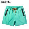 thumbnail image 2 of Pantalones cortos verdes Pantalones de playa Bolsillos impermeables con cremallera Pantalones de surf para hombre Pantalones cortos transpirables, 2 of 5