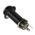 thumbnail image 4 of Electric Guitar Jack, Rustproof Firm Connection Straight Cylinder Guitar Output Jack  For Musical Instruments Gold,Black,Silver, Black, 4 of 8