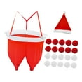 thumbnail image 4 of Santa Pants Juego Navideño de Lanzamiento de Bolas con Pantalón y Sombrero de Poliéster para Actividad Divertida en Fiestas Adecuado para Reuniones Familiares y Celebraciones Navideñas, 4 of 9