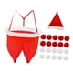 thumbnail image 4 of Juego de bolas de nieve con pantalones de Papá y gorro navideño, pantalones gigantes, encantador juego interactivo de lanzamiento de bolas de, 4 of 9