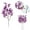 Purple, variant on EZPXFCI 18.5 In Artificial Gypsophila Cherry Blossom Stems, Silk-Like Fade-Resistant, Ideal for Wedding Centerpieces, Living Room Table & Home Decor