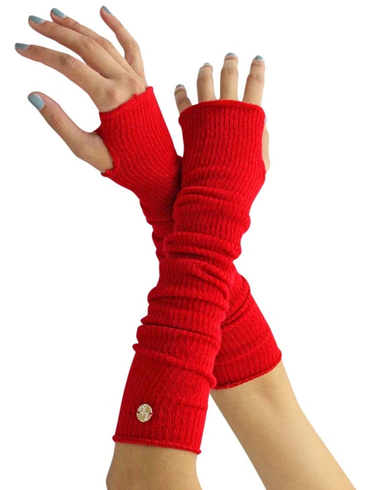 Luxury Divas Long Arm Warmers With Thumb Hole