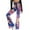E, variant on Luxalzxs Flared Leggings for Women Stretchy Wide Leg High Waisted Flare Pants Boho Printed Bell Bottom Leggings Palazzo Pants Yoga Pants