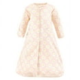 thumbnail image 4 of Hudson Baby Infant Girl Cotton Long-Sleeve Wearable Sleeping Bag, Sack, Blanket, Lemon Daisy Long Sleeve, 3-9 Months, 4 of 4