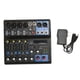 thumbnail image 2 of Mezclador de Audio de Estudio Portátil, Mezclador Estéreo DJ de 8 Canales Con 99 Efectos, Mezclador de Sonido mp3 para PC Para Bares, Clubes, Escenario, Guitarra, Bajo, Bajo,, 2 of 7