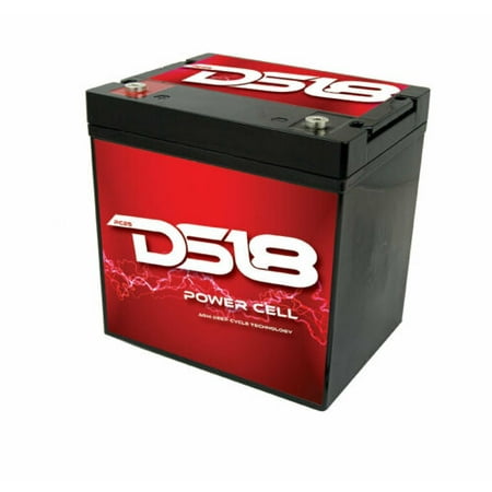 DS18 PC25 Dry Deep Cycle Car Audio Battery Marine 700W 60-195A 12V Power
