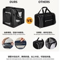 thumbnail image 5 of Jaula para perros, jaula para coche, bolsa de transporte para excursiones, equipaje para mascotas, jaula de viaje para coche, jaula para perros, plegable, accesorios para perros medianos y grandes, ca, 5 of 5