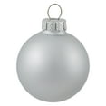 thumbnail image 3 of Northlight 10ct Silver Shiny and Matte Glass Ball Christmas Ornaments 1.75" (45mm), 3 of 7