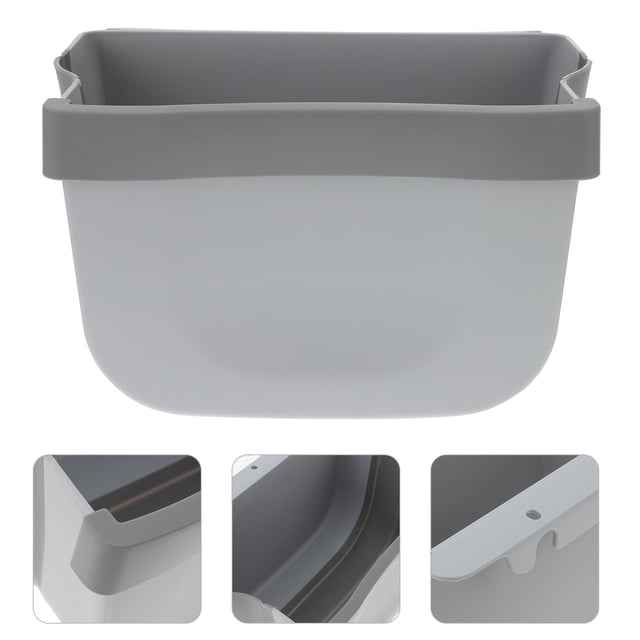 unbranded Papelera Colgante Plegable Claro Para Cocina Con Ahorrador De Espacio Y Fácil Limpieza
