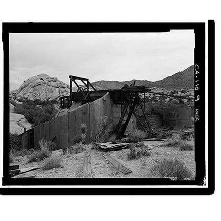 Historic Print, Wall Street Gold Mill, Twentynine Palms vicinity, San Bernardino County, CA - 9, 18" x 24"