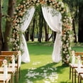 thumbnail image 5 of Wedding Decorations Chair Back Flowers, Artificial Floral Bouquets for Bride Bridal Party, 45Cm Chair Sash Decor for Ceremony Reception Photography Props Beige, 5 of 9