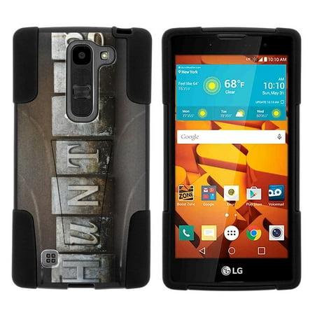 Lg Volt 2 Ls751 Strike Impact Dual Layer Shock Absorbing Case With Lg Volt 2 Ls751 Strike Impact Dual Layer Shock Absorbing Case With Built In Kickstand Hunting Letters