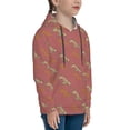 thumbnail image 3 of Kdxio Leopard Print Pattern Boys Athletic Unisex Boys Girls Hoodie with Pocket Sweatshirts-X-Large, 3 of 6