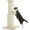Beige, variant on Road Large Cat Scratching Post 32” Tall Scratching Post for Indoor Cats Adults Ultimate Scratch Post with Woven Sisal, Large Base and Removable Dangling Ball- Beige