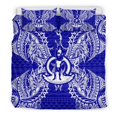 thumbnail image 3 of Juego de cama polinesio - Vanuatu Juego de funda nórdica Mapa Azul, 3 of 6