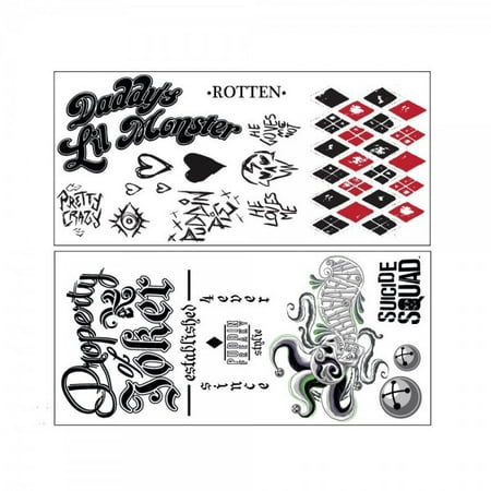 Tattoo - Suicide Squad - Tattoo Pack New Licensed