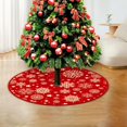 thumbnail image 6 of LSLJS Christmas Tree Skirt 35.4" Xmas Tree Bottom Decor Velvet Merry Christmas Tree Skirt for Party Party Holiday Indoor, Christmas Decorations, 6 of 6