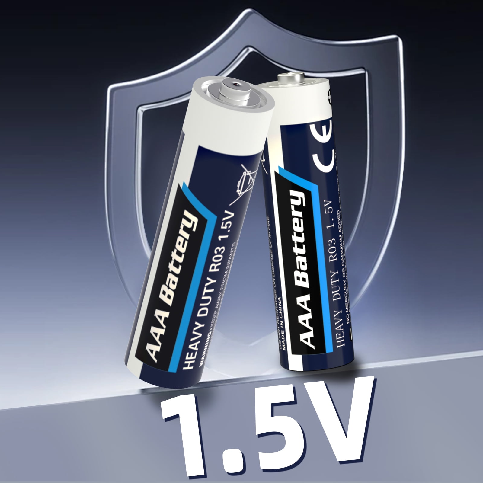 Yelikex AAA Battery 56 Pack, Dual A Battery 1.5V R6P, Suitable for Home and Electronic Devices, 10-year Shelf Life
