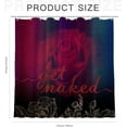 thumbnail image 6 of Rose Woman Shower Curtain for Adult Bathroom, Get Naked Valentine''s Day Anniversary Shower Curtain Set Waterproof Fabric Bathtub Curtain Art Decor with 12 Hooks, 72x72 inches, 6 of 6