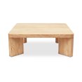 thumbnail image 4 of Moe's Home Collection Oregon Square Coffee Table Blonde Wood Coffee Tables, 4 of 6