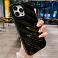 thumbnail image 5 of Water Ripple Pattern Case for iPhone 13 Pro Max Soft TPU Shockproof Camera Protective Cute Phone Case for Women Girl for iPhone 13 Pro Max 6.7 Inch Black, 5 of 12
