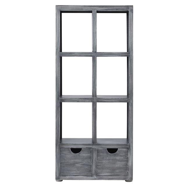 Progressive Furniture A51320 Oaklyn Brushed Gray Bookcase