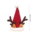 thumbnail image 3 of Knitted Cloth Christmas Apples Bag | Multicolor Candy Gift Bag with Zipper | Transparent Design | Holiday Box for Cookies Cakes Chocolates | 1pc | 28x15x15cm, 3 of 6