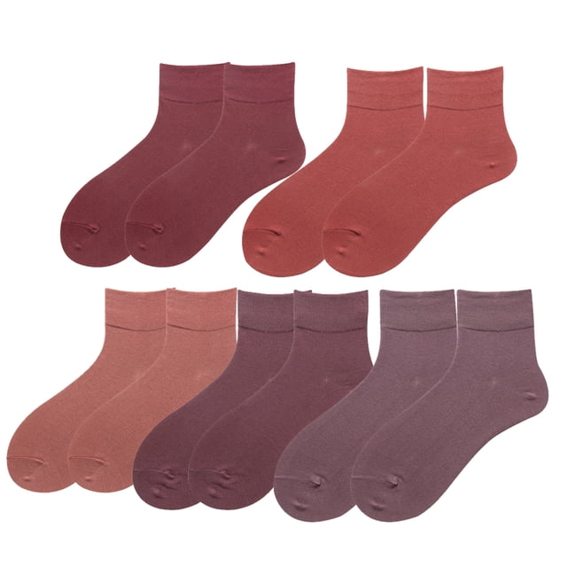 Calcetines finos de algodón para mujer Desiderio, calcetines suaves hasta el tobillo para mujer