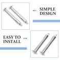 thumbnail image 3 of CRILSTYLEO 8Pcs Concrete Expansion Joint Filler Expansion Bolts Iron Silver for Parking Ramps, 3 of 8