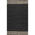 thumbnail image 2 of nuLOOM Kelli Handmade Leather & Jute Area Rug, 5' x 8', Gray, 2 of 2