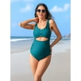 thumbnail image 6 of Charmo by Charmo Maternity Scallop Trim One Piece Monokini Swimwear, 6 of 6