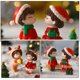 thumbnail image 3 of 2 pares en miniatura de la pareja de Navidad figuras de dibujos animados figura estatuas románticas, 3 of 4