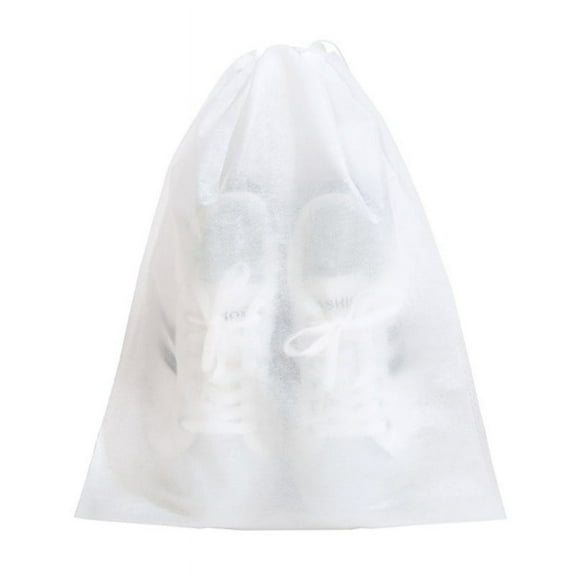 Shinycome 50pcs Non-woven Shoes Storage Bag Dustproof Package Bag Closet Organizer Travel
