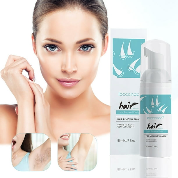 Fiudx Spray Depilatorio, Solución Indolora para La Reducción Del Vello, Inhibidor Rico En Nutrientes para Una Piel Suave, Reduce Eficazmente El Grosor Del Vello, Uso Diario para Piernas y Brazos Suav