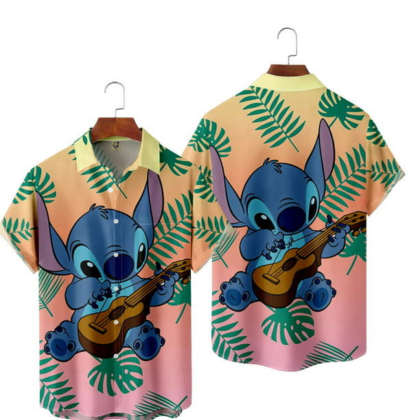 Disney Movies Lilo & Stitch Hawaiian Shirt, Stitch Summer Shirt, Stitch ...