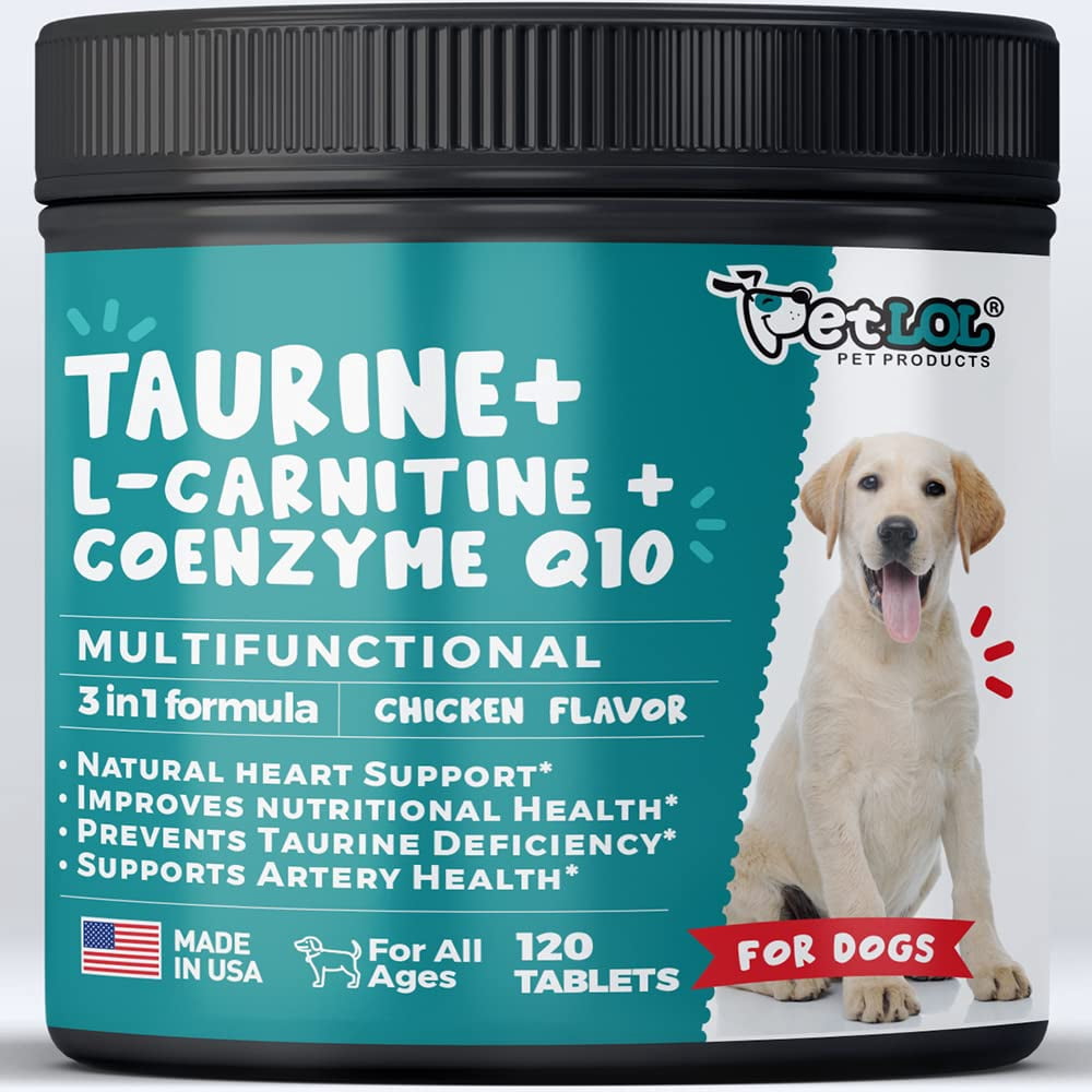 suplemento de taurine and l-carnitina para perros PET LOL taurina con y CoQ10, 120 unidades Glutathione film mask magic: Eye cream for under eye care Flavor:Crispy Cookie