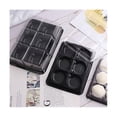 thumbnail image 3 of 100pcs 6 Cavities Plastic Mooncake Tray Transparent Muffin Cupcake Mochi Container Cookie Carrier Food Packaging Box, 3 of 5