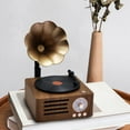 thumbnail image 4 of Altavoz De Gramófono Retro, De Sonido, Tocadiscos, Altavoz Estéreo, Bocina De Cobre Portátil, Frecuencias Medias Altas Precisas, Multifuncional Para Hotel, 4 of 7
