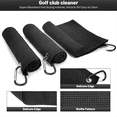 thumbnail image 2 of Golf Club Cleaner Kit, 3 Golf Towels, Golf Club Cleaning Brush,Golf Divot Repair Tool,Golf Club Cleaning Kit, 2 of 5