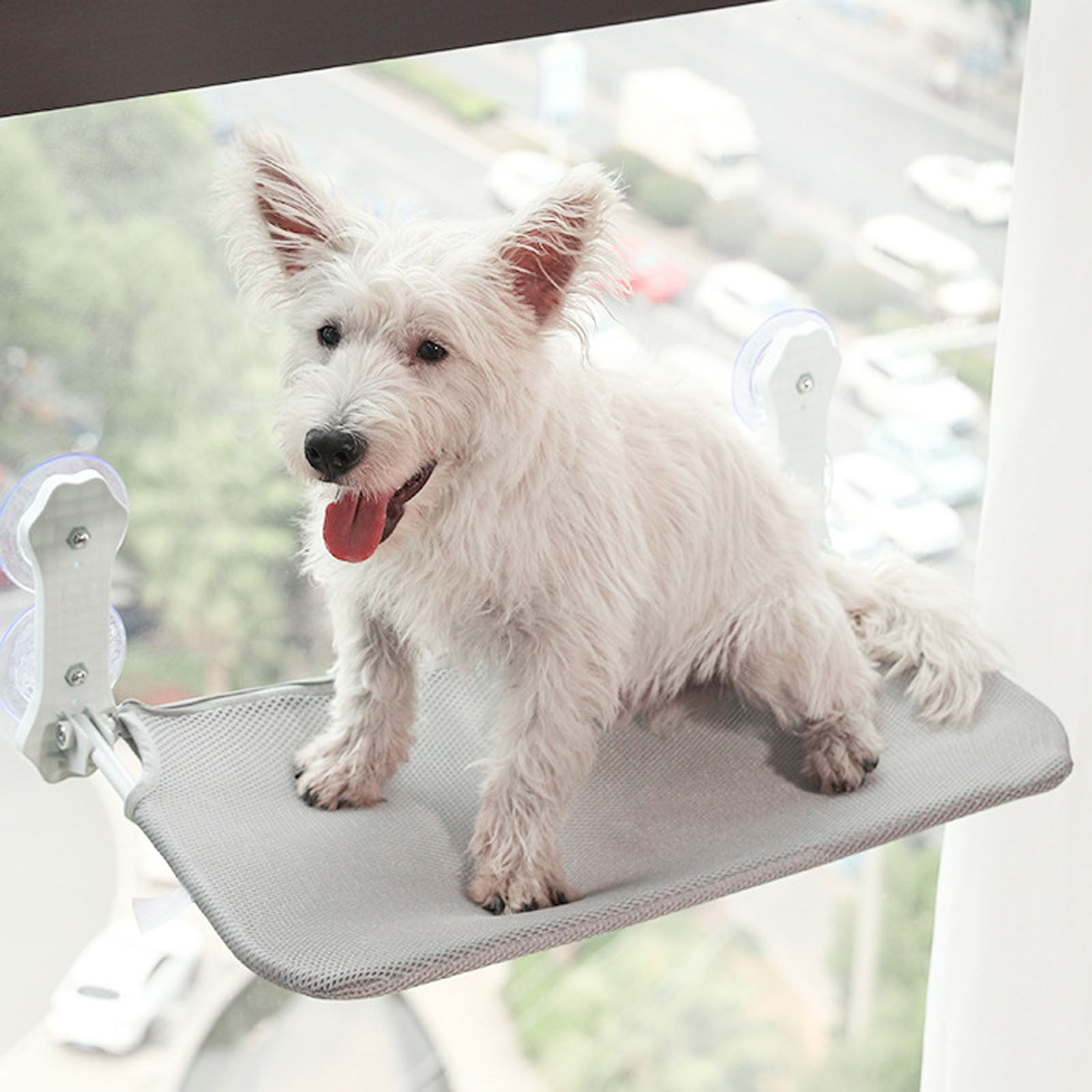 Cordless Window Cat Bed Foldable Stable Sill Seat Lounger Upgraded Suction Cup Easy Assembly Indoor Pet Shelf