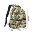 thumbnail image 2 of Yiaed Butterflies And Peacock Feathers Print School Backpack College Backpack Daypacks for Students High School Spacious and Durable Daypack for Work and Travel-One Size, 2 of 6