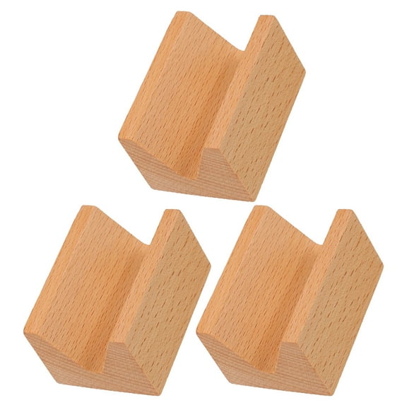 PBPBOX Wooden Taco Display Stand Sushi Taco Holder Light Brown 3Pcs