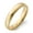 14K Yellow Gold, variant on Men's 14K White Gold 4mm Comfort Fit Plain Wedding Band (Available Ring Sizes 8-12 1/2) Size 9.5