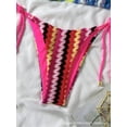 thumbnail image 6 of Top-kevin Women's Bikini Sets Beads Triangle Swimsuits 2 Piece String High Cut Cheeky Bathing Suits, 6 of 12