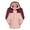 Pink, variant on Zedker Women Jacket Winter Ski Waterproof Detachable Hood Windproof Warm Fleece, Plus Size Pink L