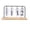 A001- Black, variant on 2026 Flip Desk Calendar Black Standing Desktop Calendar for Home Office Living Room Coffee Table Decor