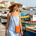 thumbnail image 4 of Small Crossbody Sling Bag for Phone, Lightweight Nylon and Polyester, Adjustable Shoulder Strap, Compact 19 x 13 x 4 cm, Multiple Solid Colors for Daily Use and Outdoor Activities, 4 of 6