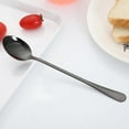 thumbnail image 5 of Long Handle Spoon, Coffee Stirrers, Ice Tea Spoon, Premium Stainless Steel Iced Teaspoon for Mothers Milks Tea Mixing Cocktail Stirring Coffee Milkshake Cold Drink, 5 of 10